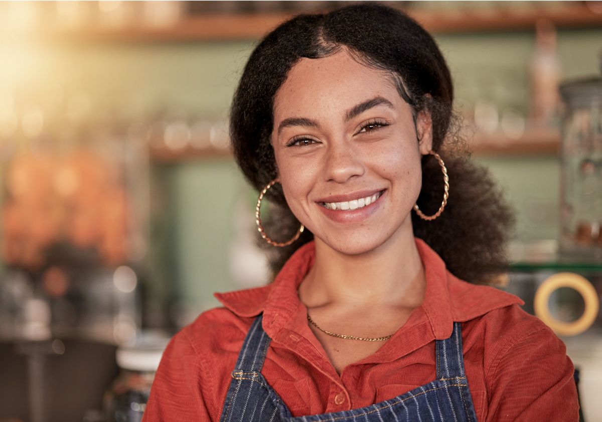 Photo of a smiling woman in Brazil