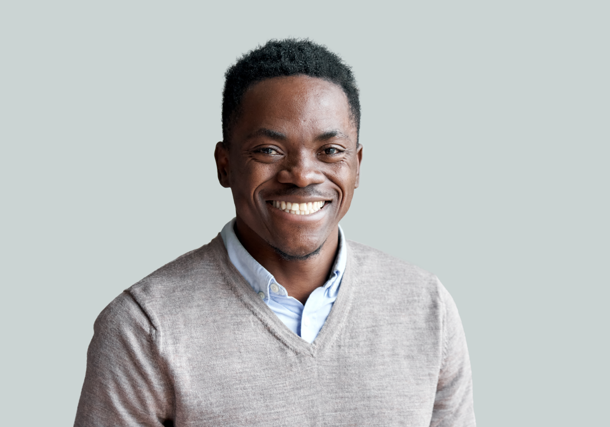 Man smiling in São Tomé and Príncipe